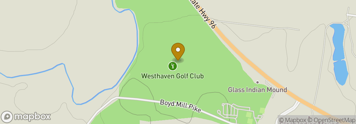 Map location: Westhaven Golf Club