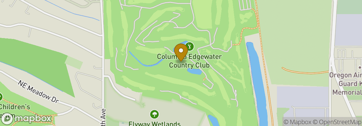 Map location: Columbia Edgewater Country Club