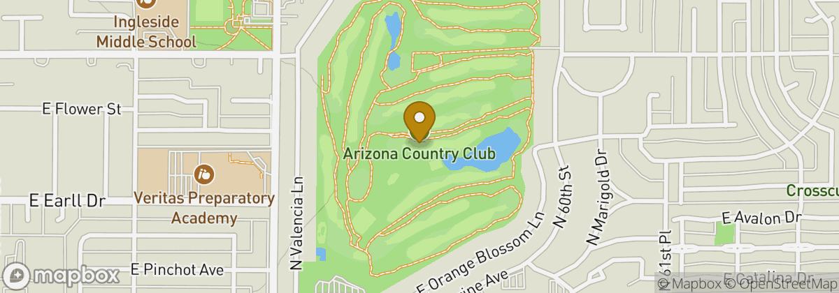 Map location: Arizona Country Club