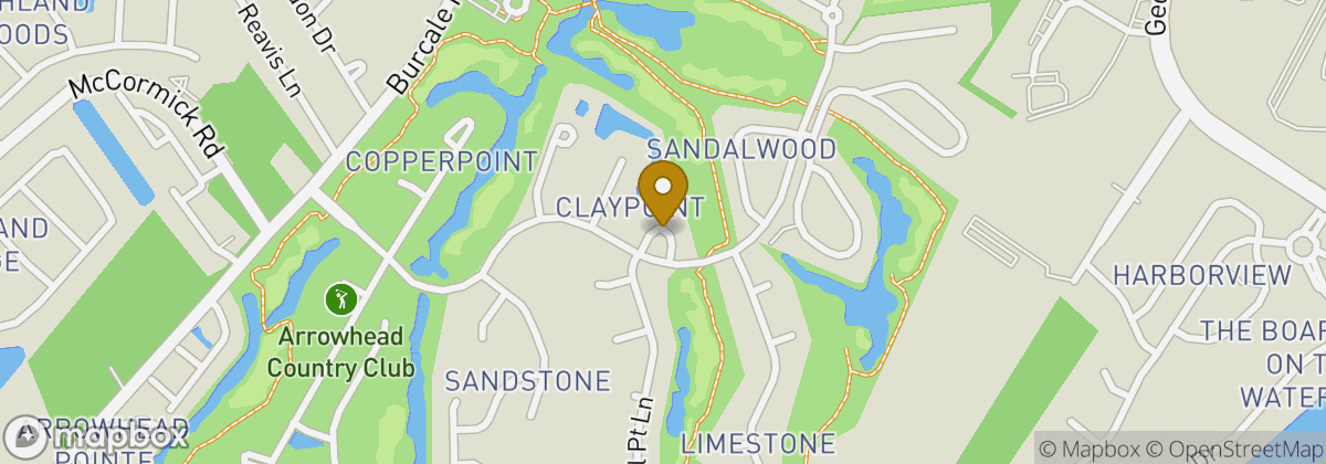 Map location: Arrowhead Country Club