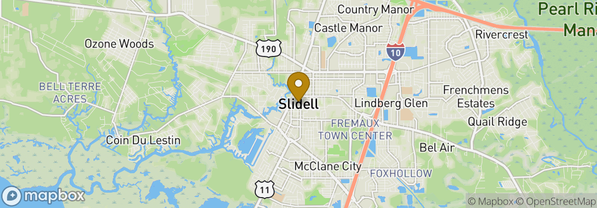 Map location: Slidell