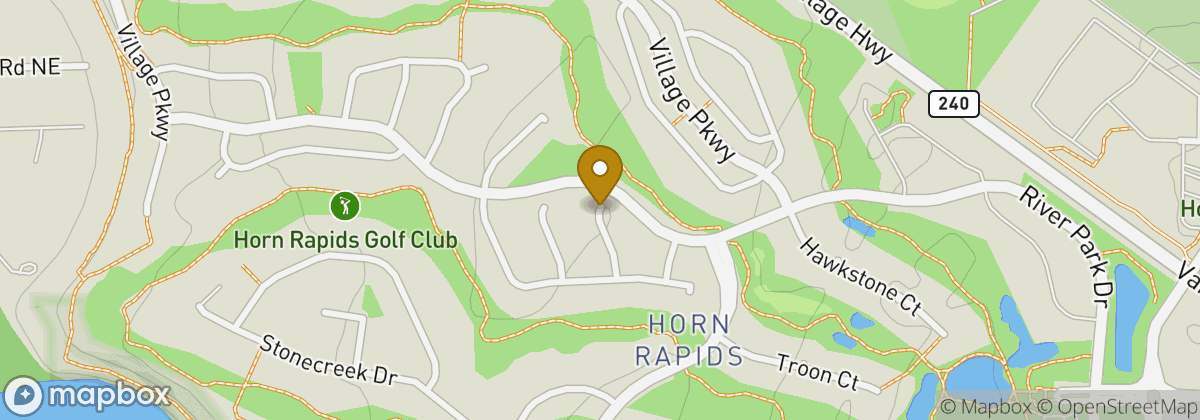 Map location: Horn Rapids Golf Course