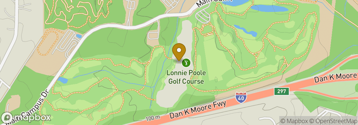 Map location: Lonnie Poole Golf Course