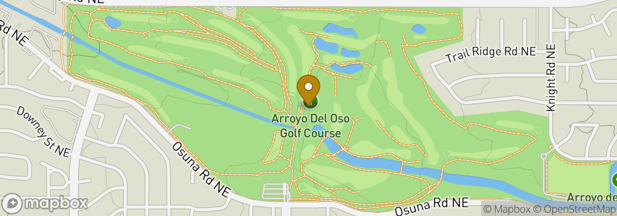 Map location: Arroyo Del Oso Golf Course