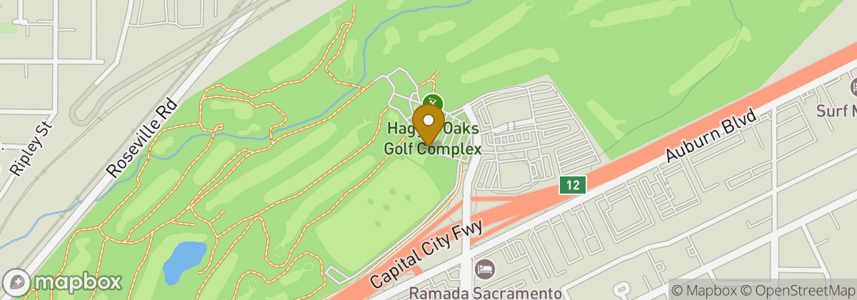 Map location: Alister Mackenzie Golf Course
