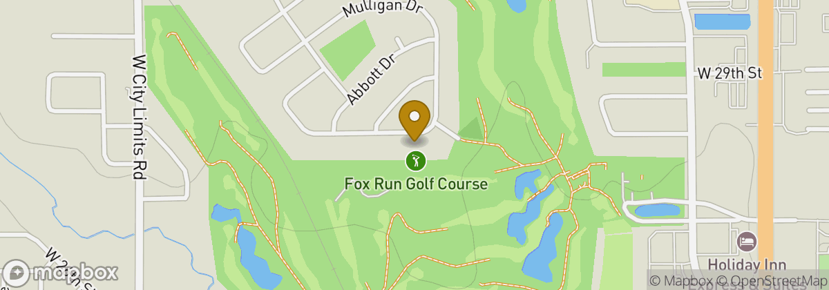 Map location: Fox Run Golf Course