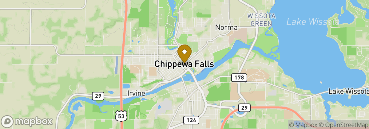 Map location: Chippewa Falls