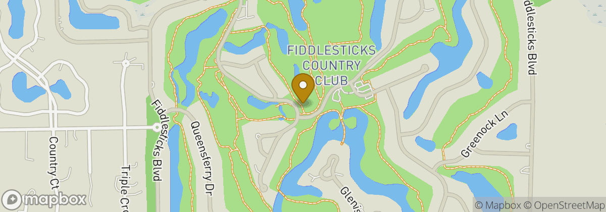 Map location: Fiddlesticks Country Club