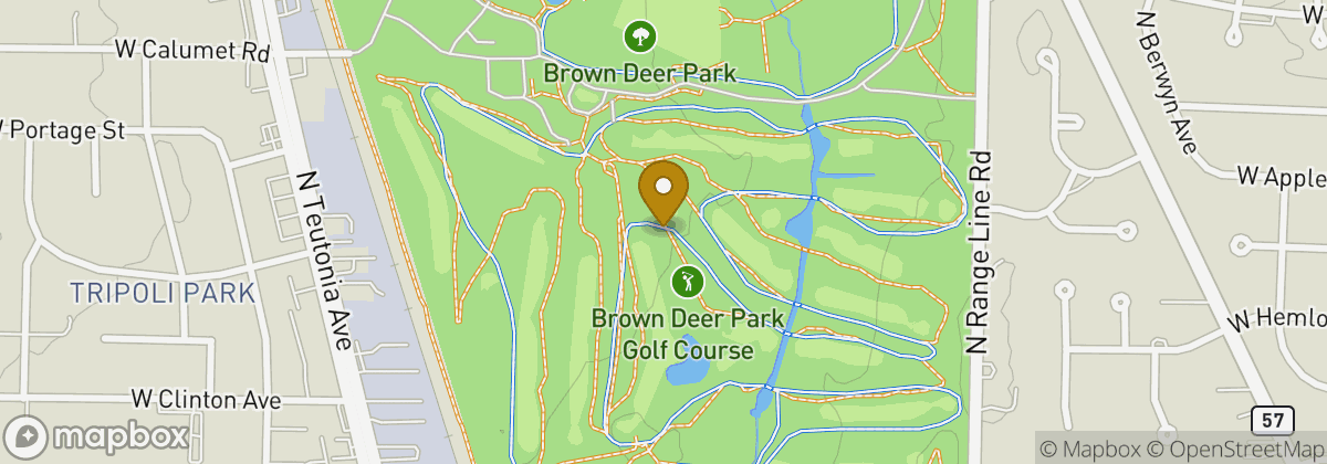 Map location: Brown Deer Park Golf Course