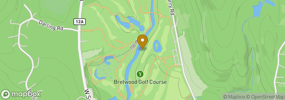 Map location: Bretwood Golf Course