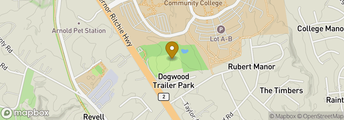 Map location: Severna Park Golf Center