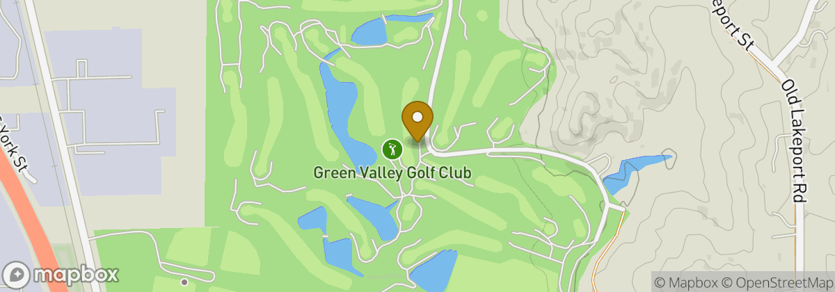 Map location: Green Valley Golf Course