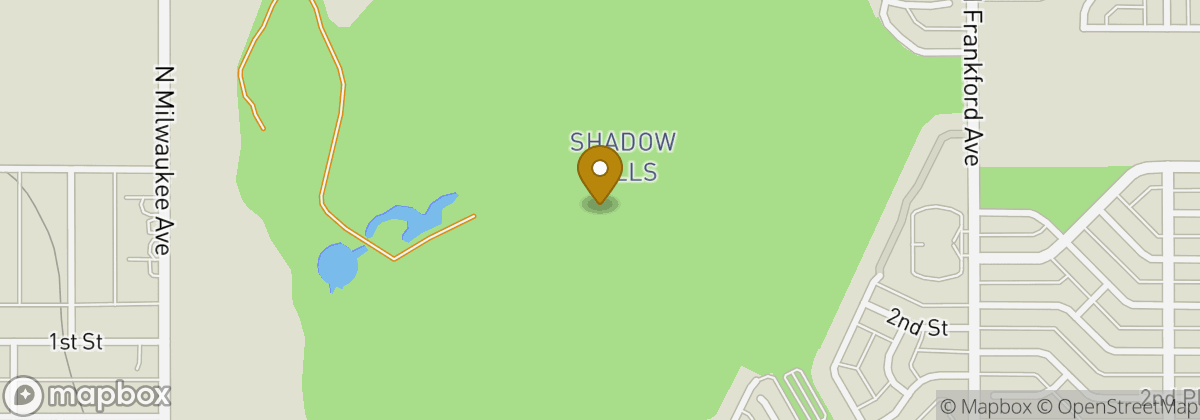 Map location: Shadow Hills Golf Course