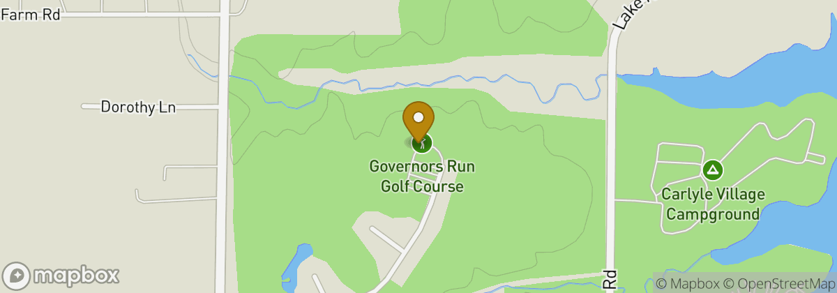 Map location: Governors Run Golf Course