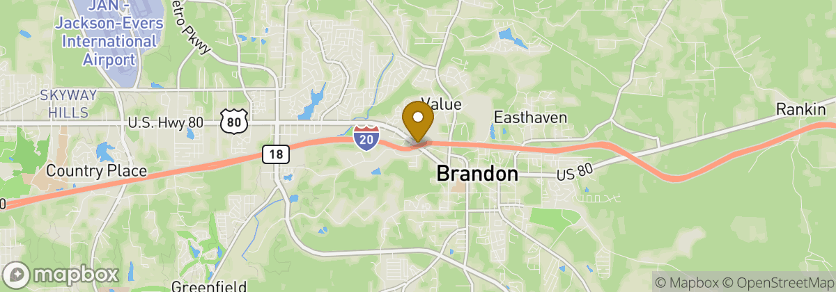 Map location: Brandon