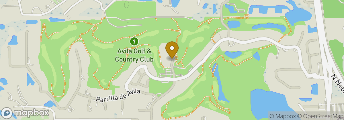 Map location: Avila Golf & Country Club