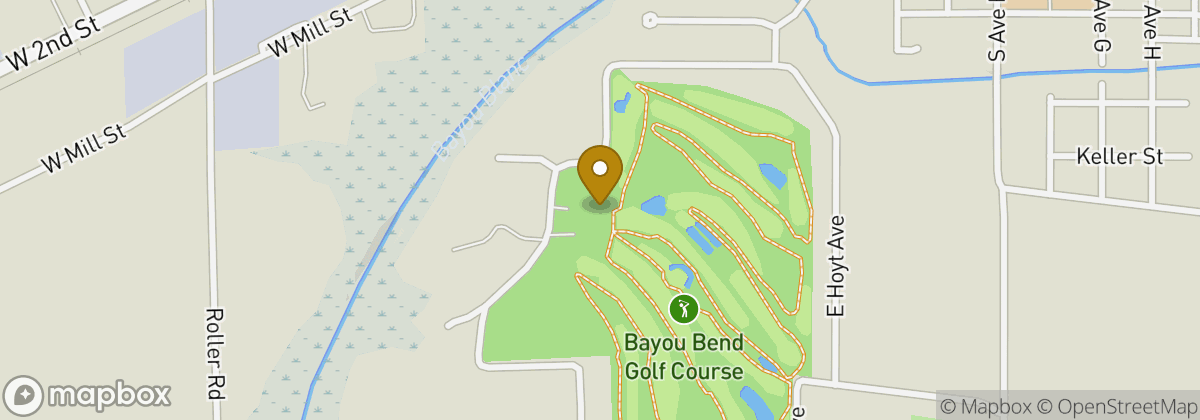 Map location: Bayou Bend Golf & Health Club
