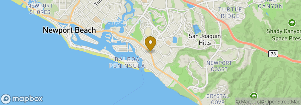 Map location: Newport Beach