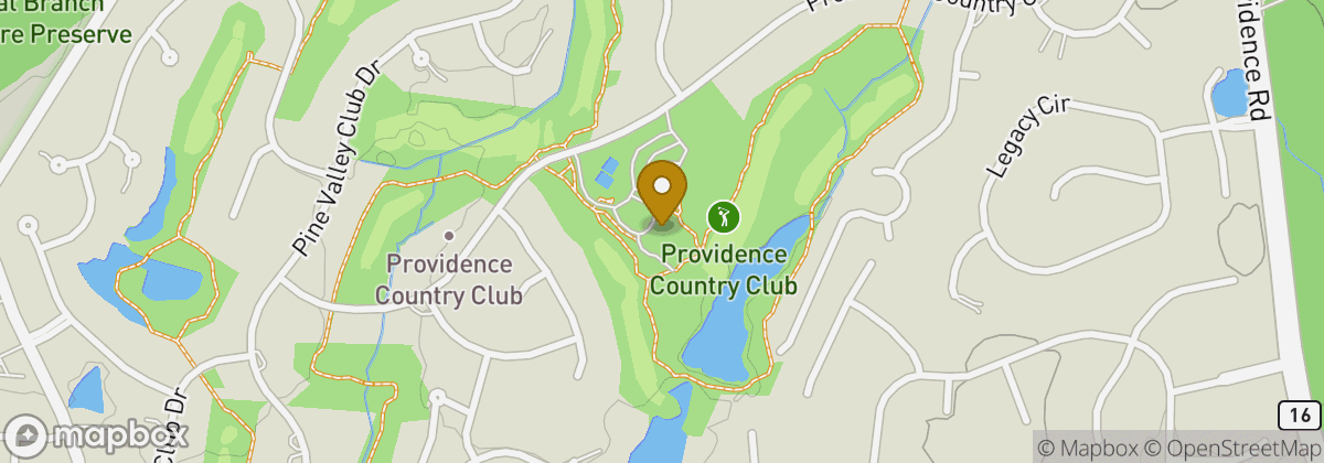 Map location: Providence Country Club