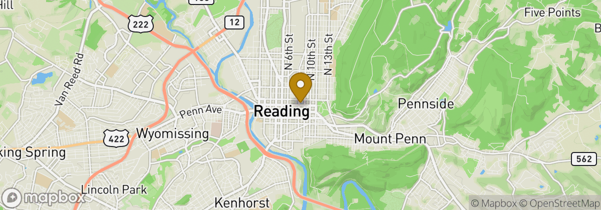 Map location: Reading