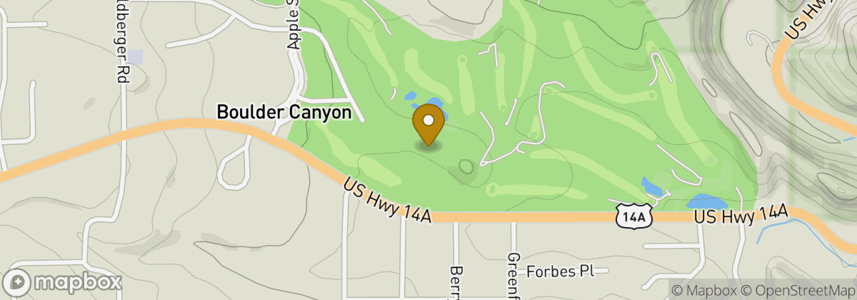 Map location: Boulder Canyon Golf Club