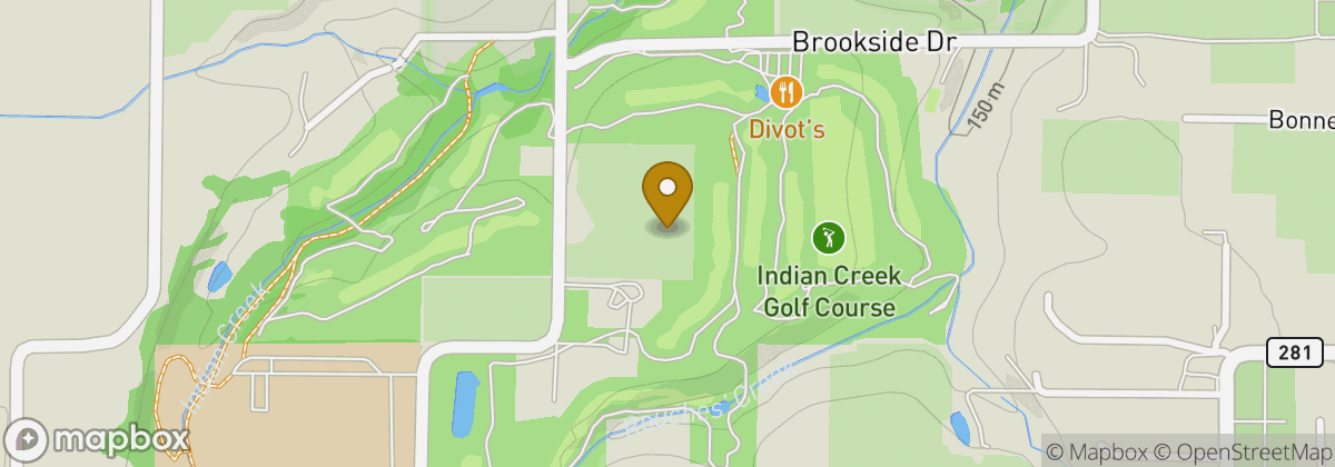 Map location: Indian Creek Golf Course