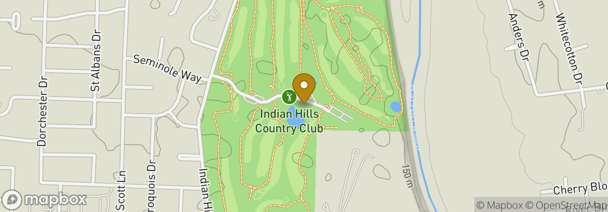 Map location: Indian Hills Country Club