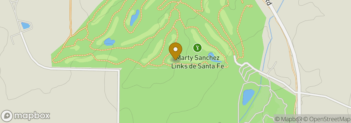 Map location: Marty Sanchez Links DE Santa Fe Golf Course