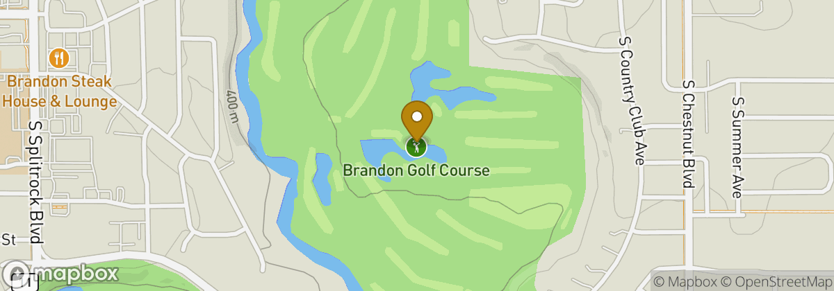 Map location: Brandon Golf Course