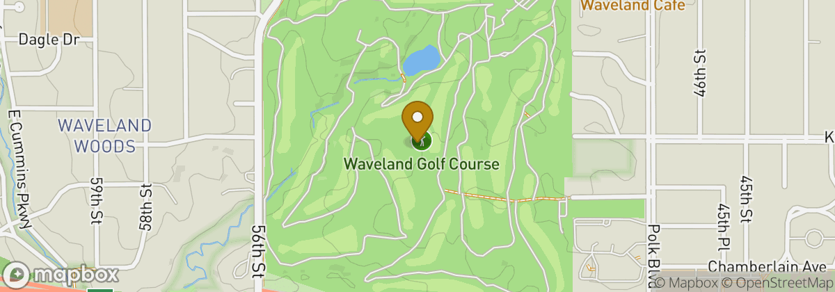Map location: Waveland Golf Course