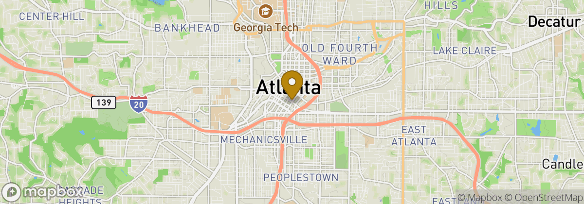 Map location: Atlanta