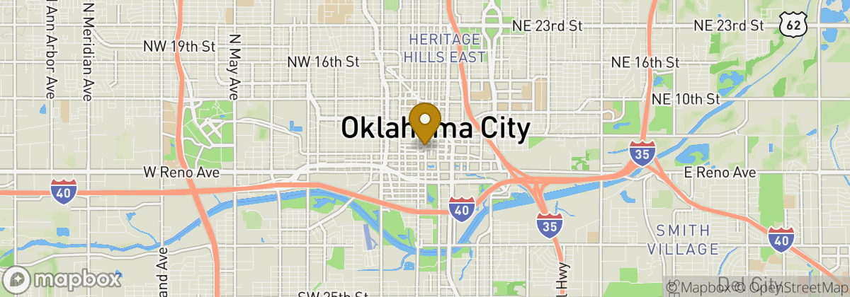 Map location: Oklahoma City