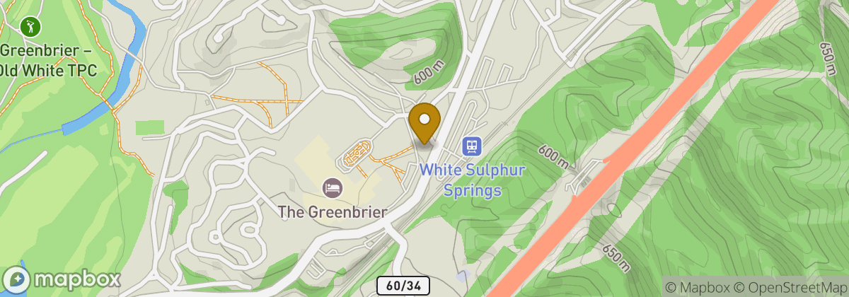 Map location: The Greenbrier Golf Club