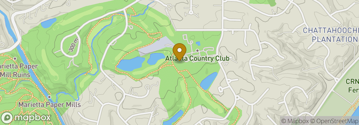 Map location: Atlanta Country Club - Private Country Club