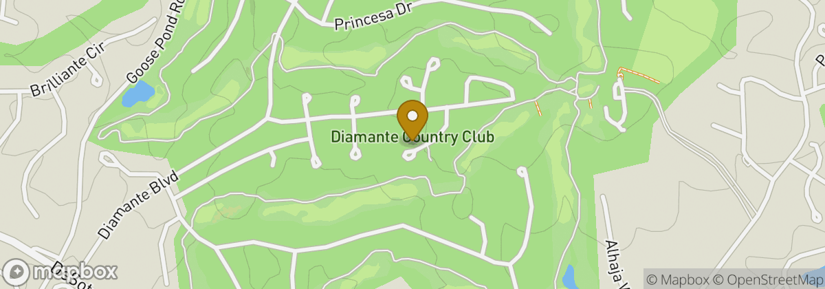 Map location: Diamante Country Club