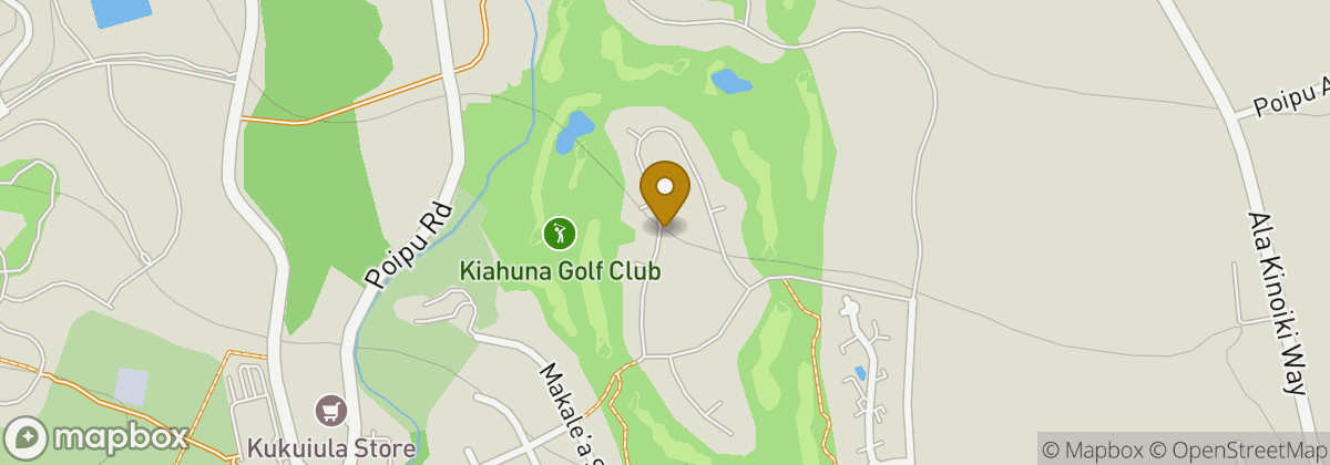 Map location: Kiahuna Golf Club