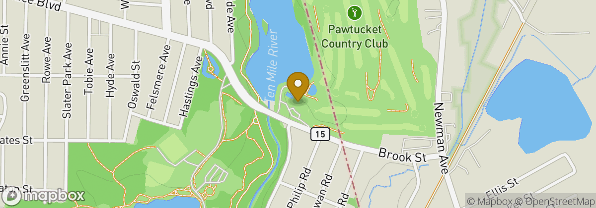 Map location: Pawtucket Country Club