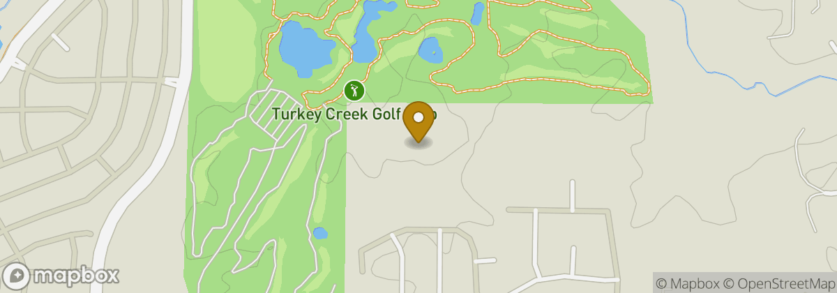 Map location: Turkey Creek Golf Club