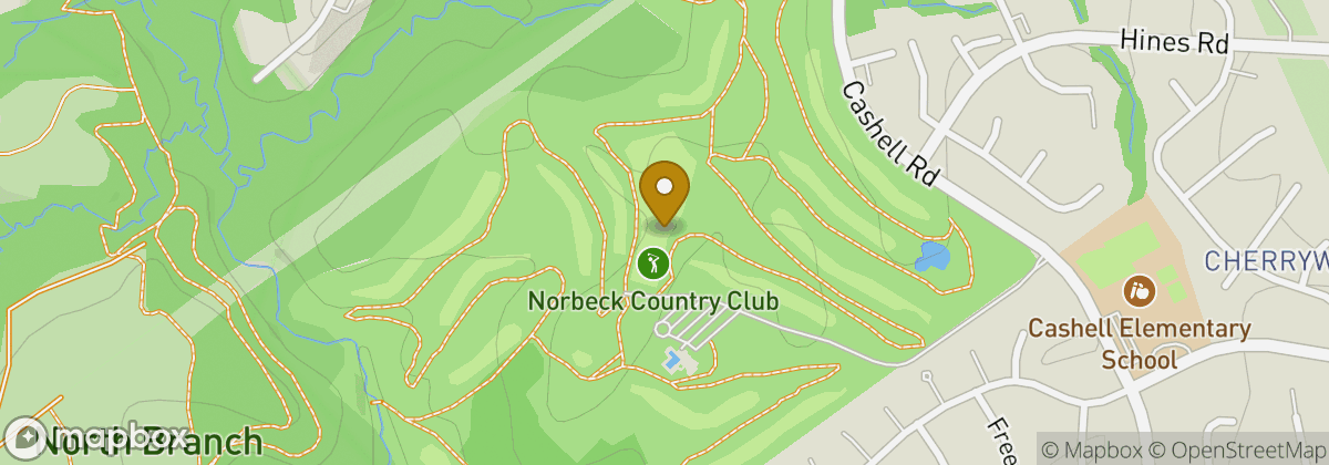 Map location: Norbeck Country Club