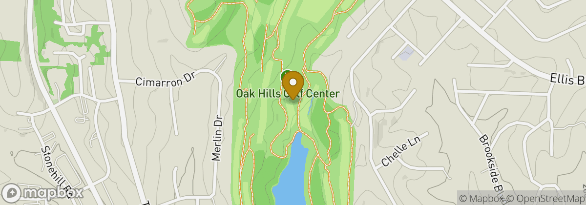 Map location: Oak Hills Golf Center
