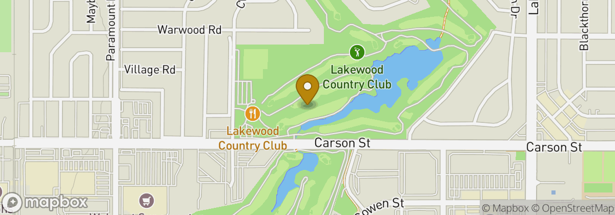 Map location: Lakewood Country Club