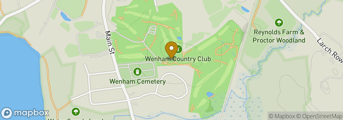 Map location: Wenham Country Club