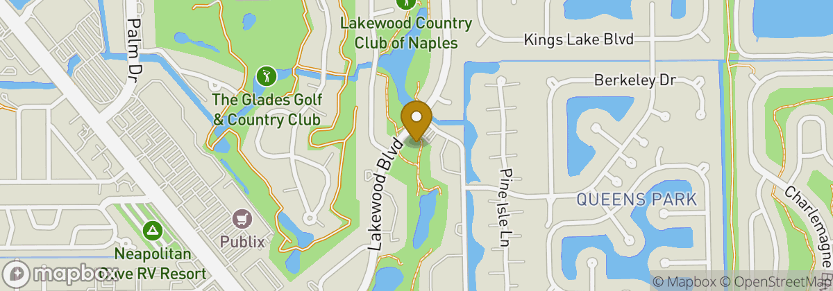 Map location: Lakewood Country Club