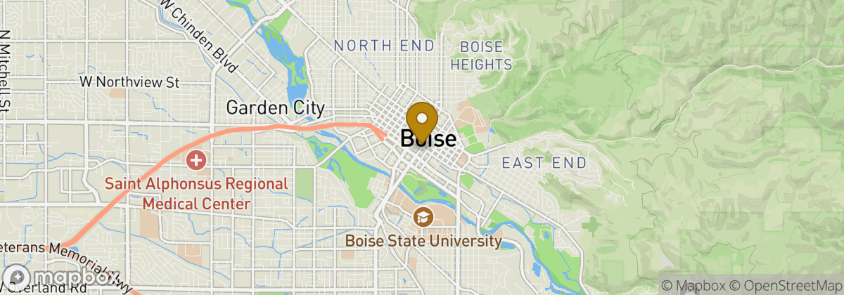 Map location: Boise