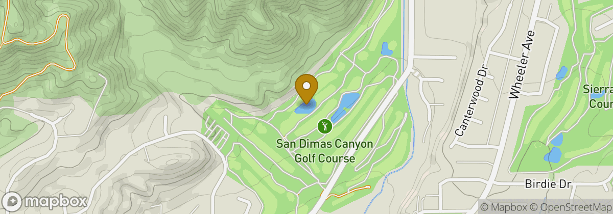 Map location: San Dimas Canyon Golf Course
