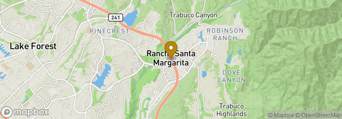 Map location: Rancho Santa Margarita
