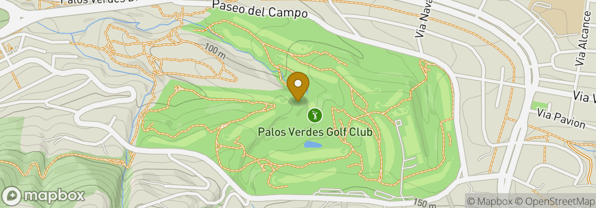 Map location: Palos Verdes Golf Club