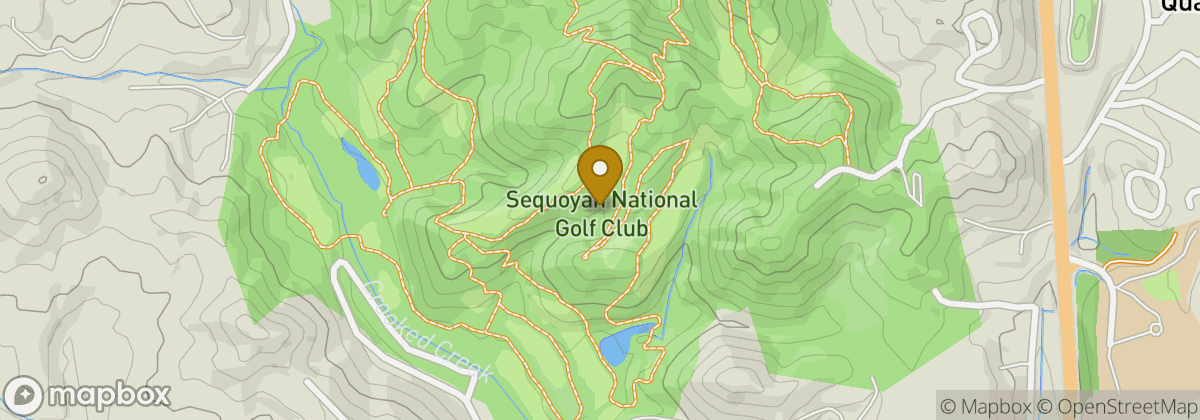 Map location: Sequoyah National Golf Club