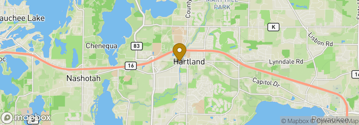 Map location: Hartland