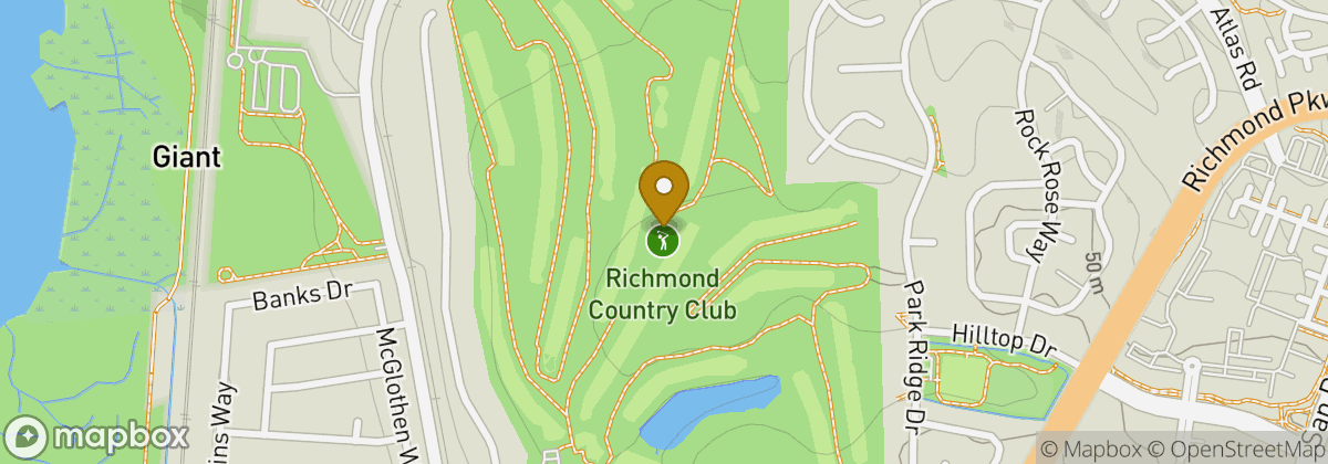 Map location: Richmond Golf Club